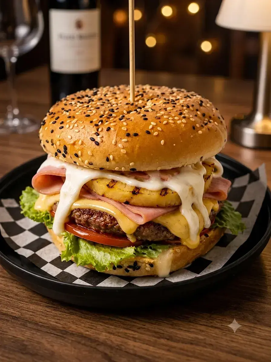 Hamburguesa Hawaiana